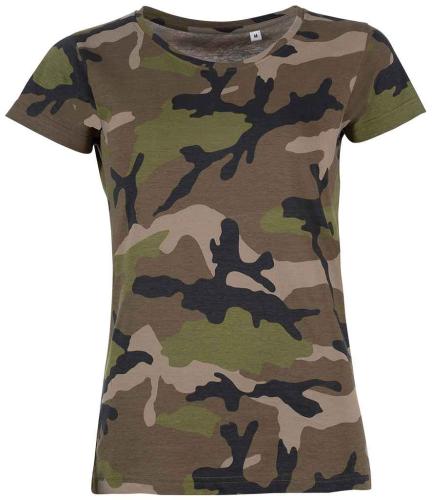 SOL'S Ladies Camo T-Shirt - BLC - L